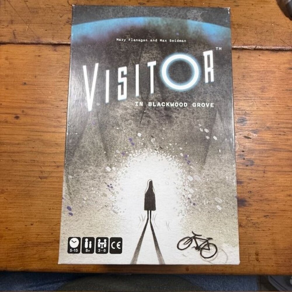 Visitor in Blackwood Grove Board Game Sci-Fi Strategy  "Stranger Things" vibe.